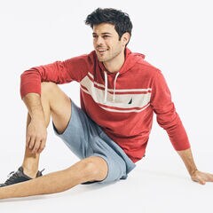 LOGO LONG-SLEEVE HOODIE,Tabasco,large