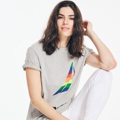 PRIDE GRAPHIC T-SHIRT,Grey Heather,large