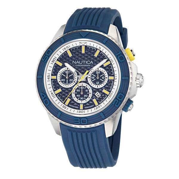 Nautica One Chronograph Watch With Silicone Strap