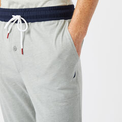 CLASSIC FIT GRAPHIC HERITAGE SLEEP JOGGERS,Grey Heather,large