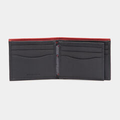 WILDER X-CAP LEATHER SLIM BIFOLD WALLET,Navy,large