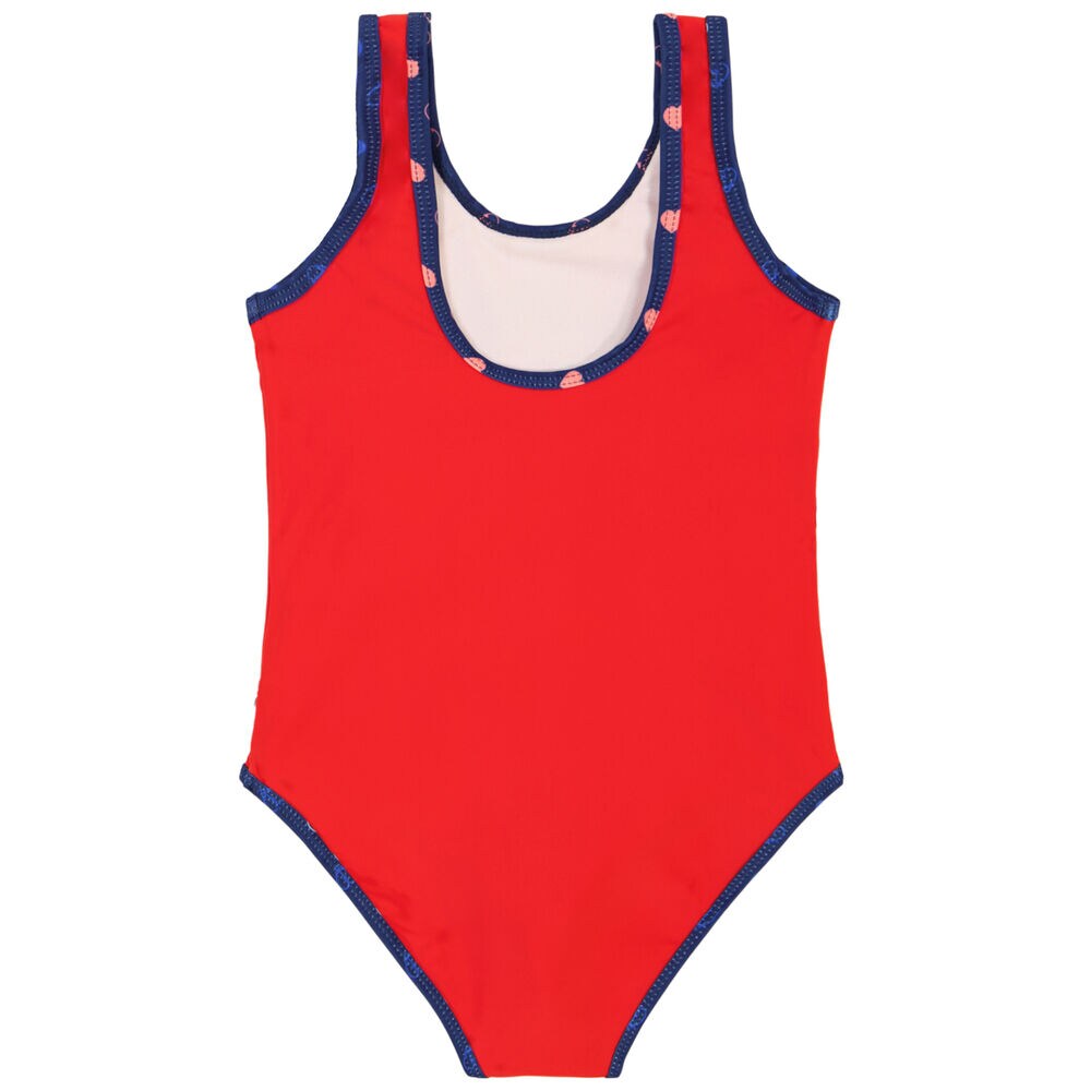 Little Girls' Sequin Art Swimsuit (4-6X),Pale Orchid,large