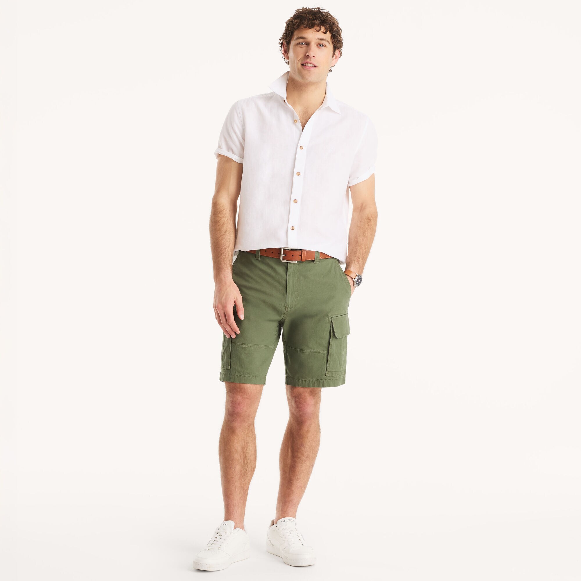 9.5" Navigator Cargo Short,Everglades Green,large