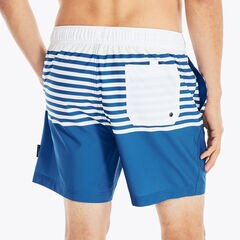 NAVTECH SUSTAINABLY CRAFTED 6" PRINTED SWIM,True Navy,large