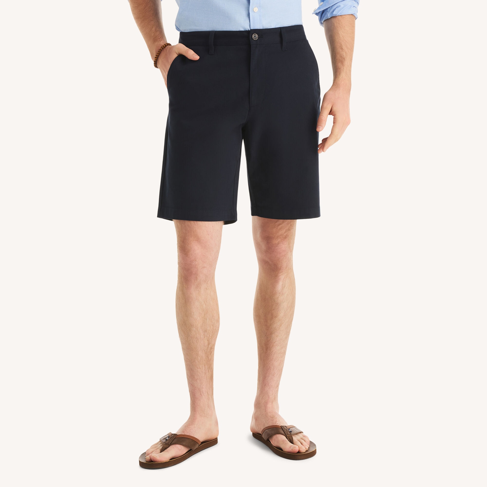 10" Stretch Deck Short,True Navy,large