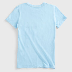 NS83 LOGO NEON T-SHIRT,Light Tide Water Wash,large