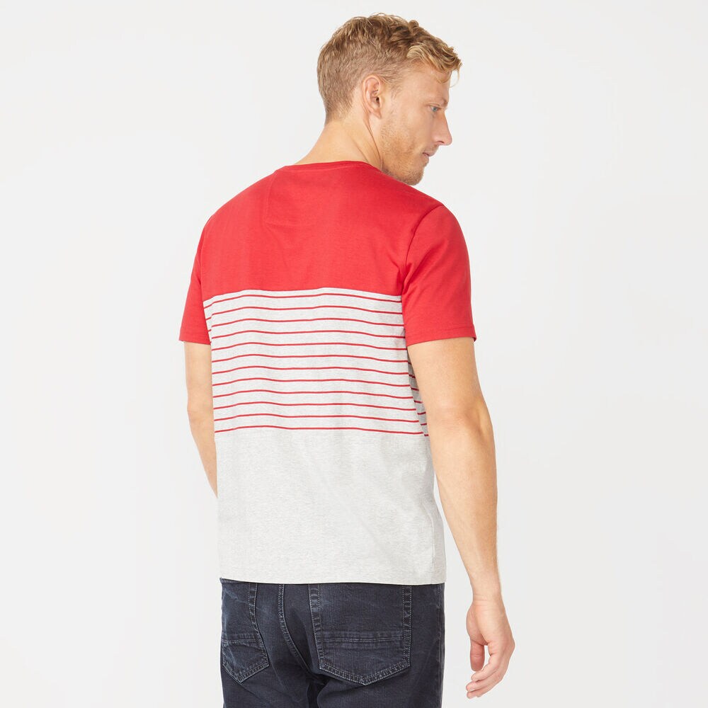 CLASSIC FIT COLORBLOCK T-SHIRT,Nautica Red,large