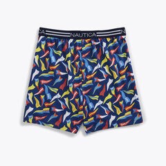 LARGE PENNANT PRINT BOXER,Star Sapphire,large