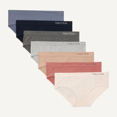 Seamless Hipster Brief, 7-Pack,Grey Heather,large