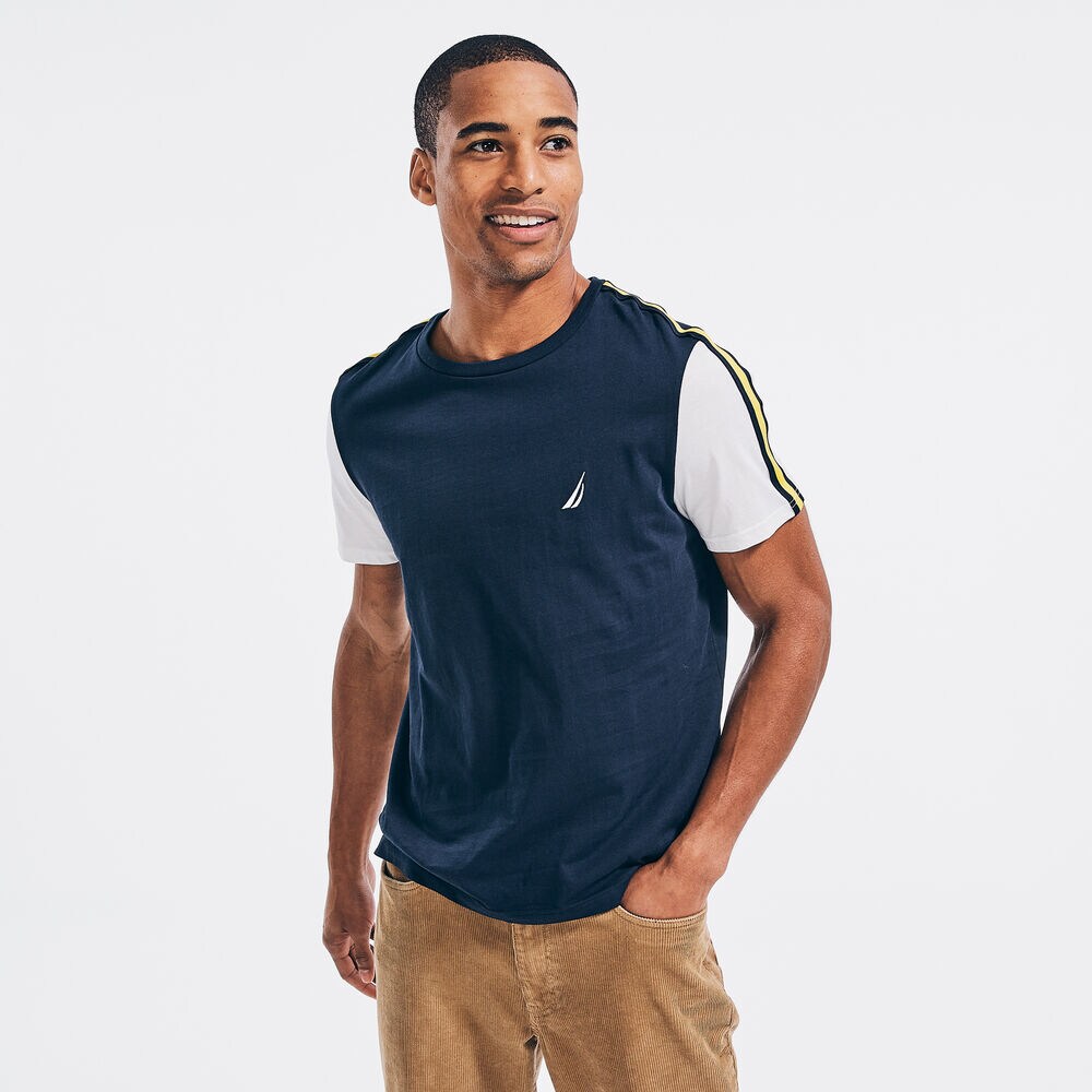 COLORBLOCK BRAND ICON T-SHIRT,Navy,large