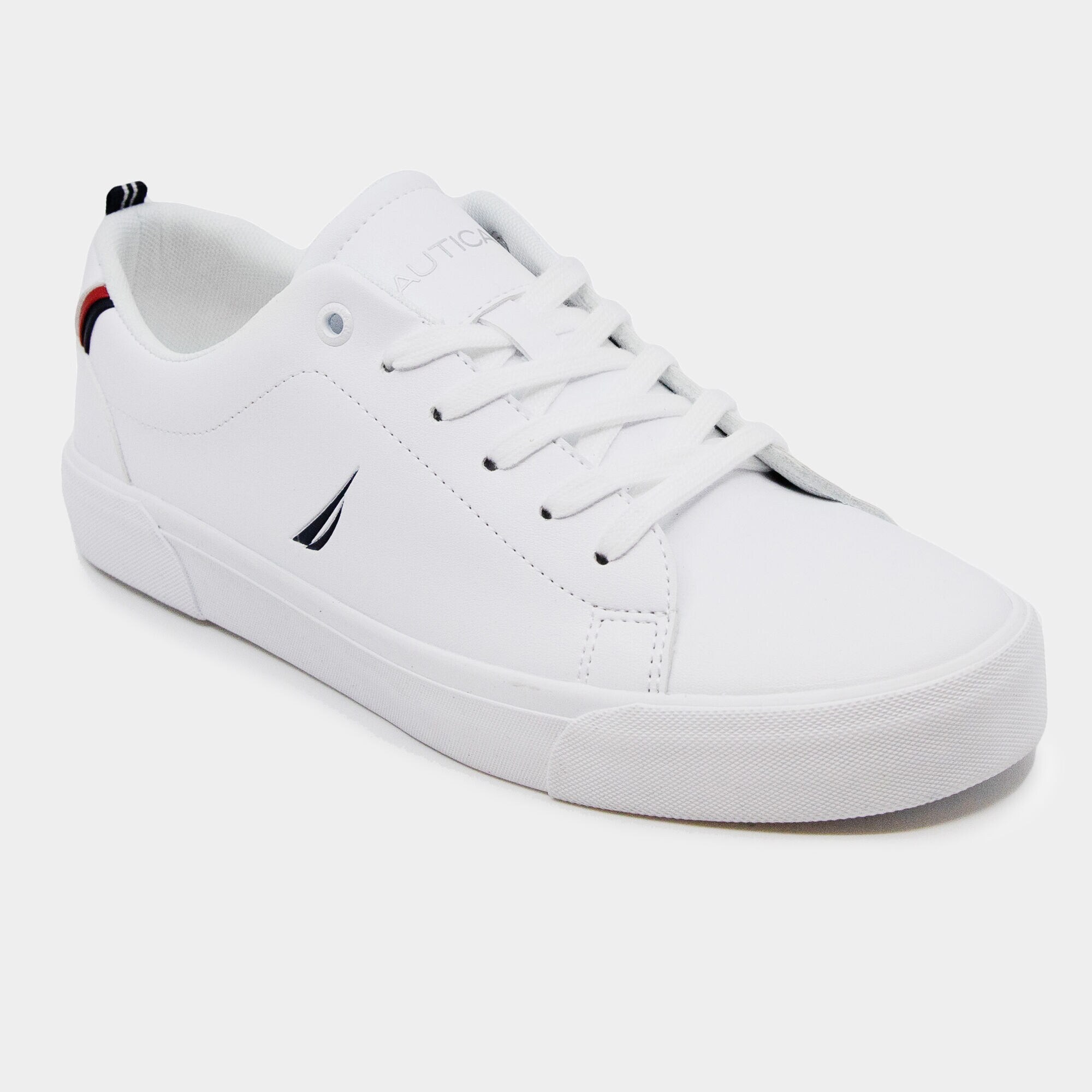 BRAND ICON LOGO SNEAKER,Navy,large