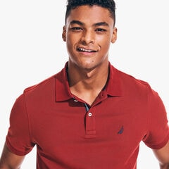 CLASSIC FIT DECK POLO,Flamingo,large