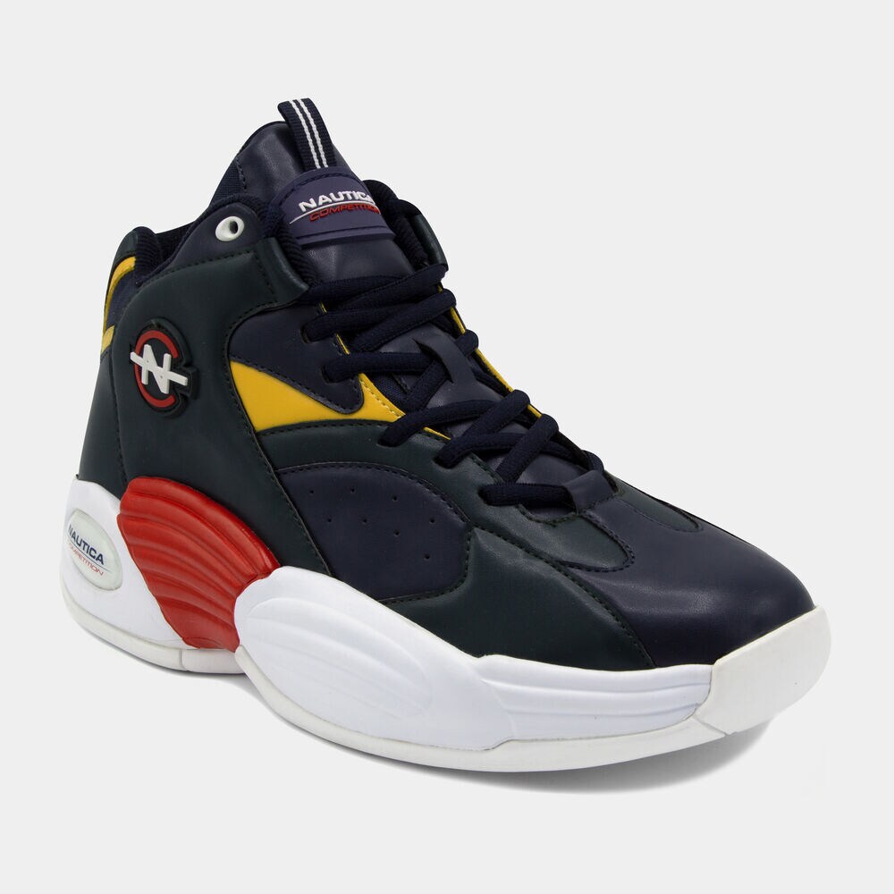 NAUTICA COMPETITION REBELL HIGH TOP IN NAVY,Navy,large