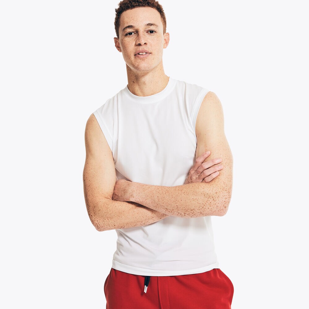 SOLID MUSCLE TANK,Vanilla,large