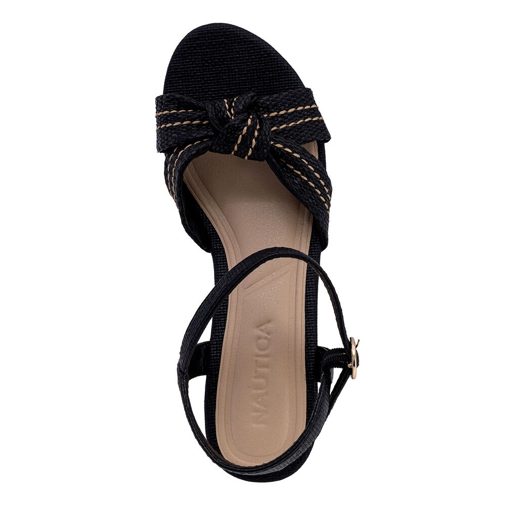 Wedge Sandal,Black,large