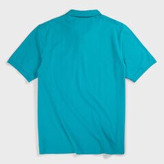 BIG & TALL STRETCH MESH POLO,Gulf Coast Teal,large