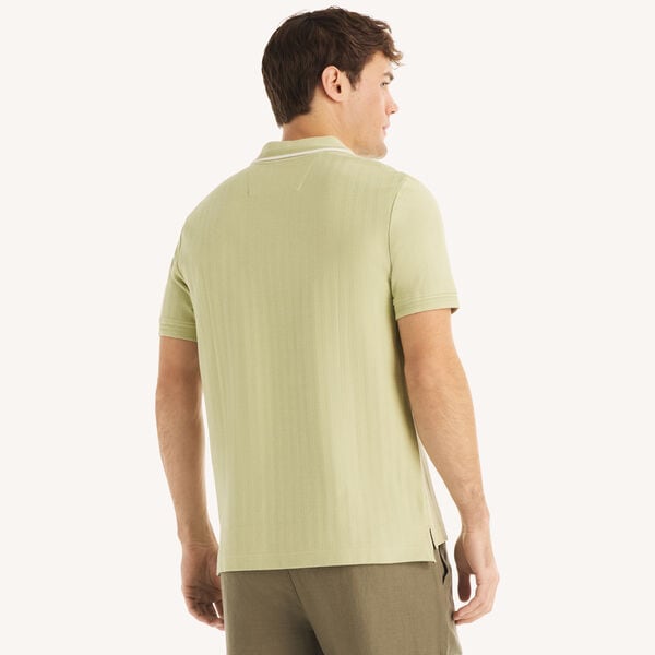 Classic Fit Herringbone Polo