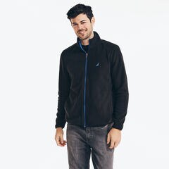 NAUTEX FULL-ZIP FLEECE,True Black,large