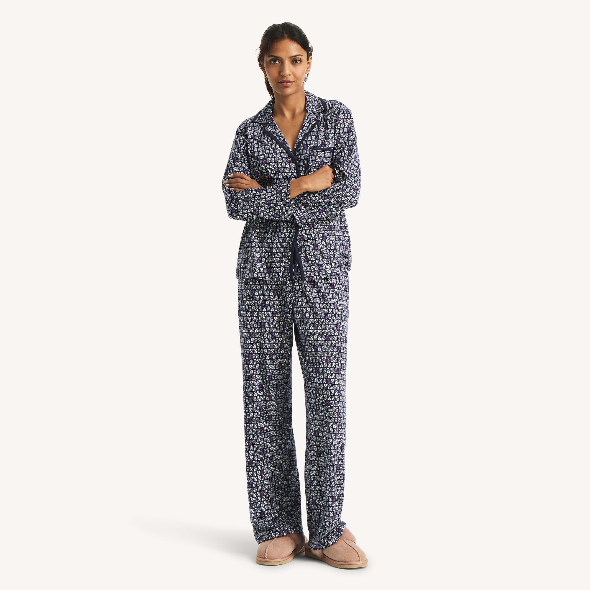 Anchor Print Pajama Set (00199971043816) photo