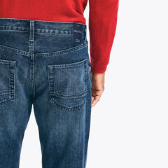 RELAXED FIT DENIM,Smokey Indigo Wash,large