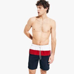 8" COLORBLOCK QUICK-DRY SWIM,Navy,large