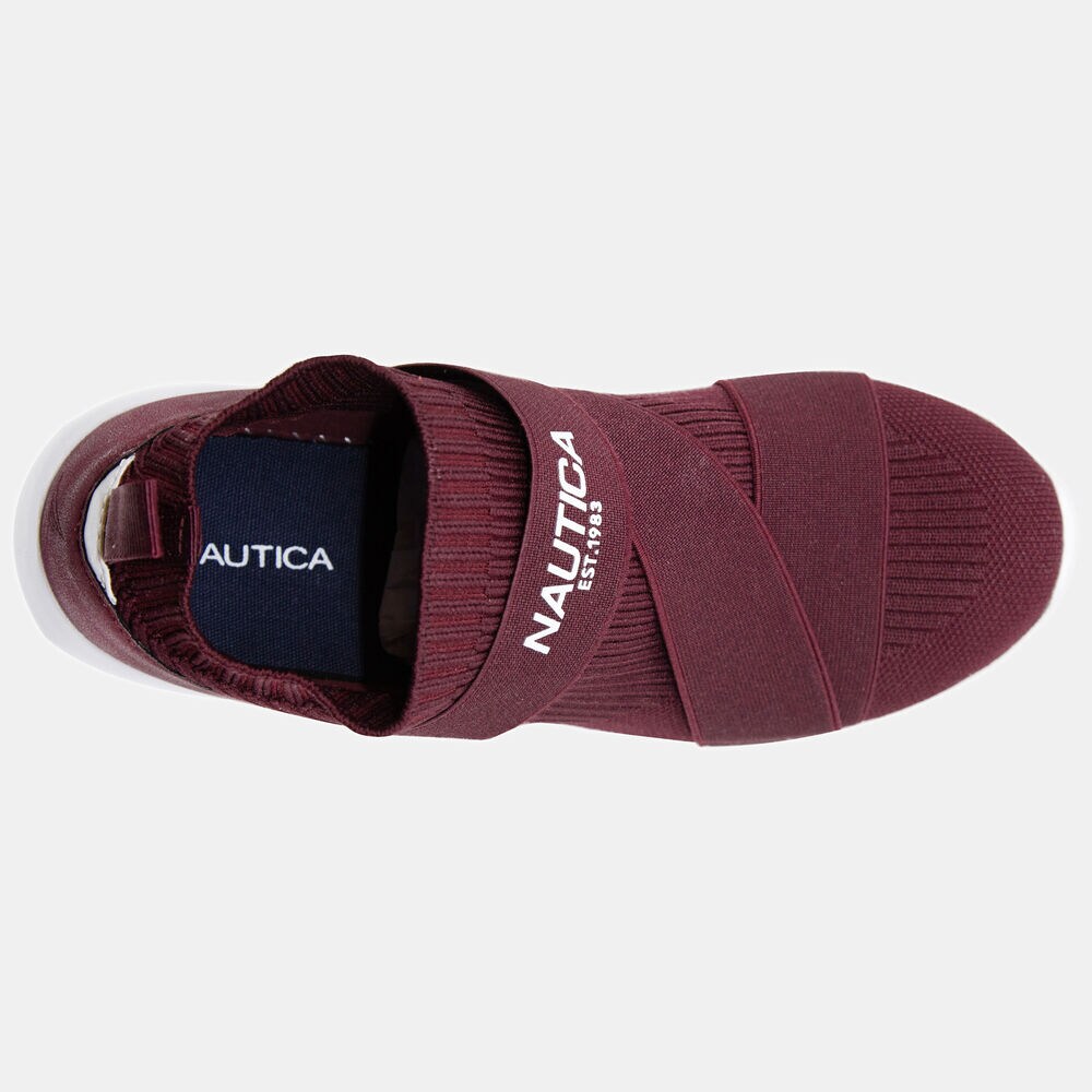 VIVIEN KNIT SNEAKERS,Rio Red,large