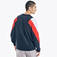 COMPETITION SUSTAINABLY CRAFTED GRAPHIC LONG-SLEEVE T-SHIRT,Navy,large
