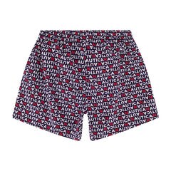 LOGO PRINT WOVEN BOXER,Delphinium Blue,large