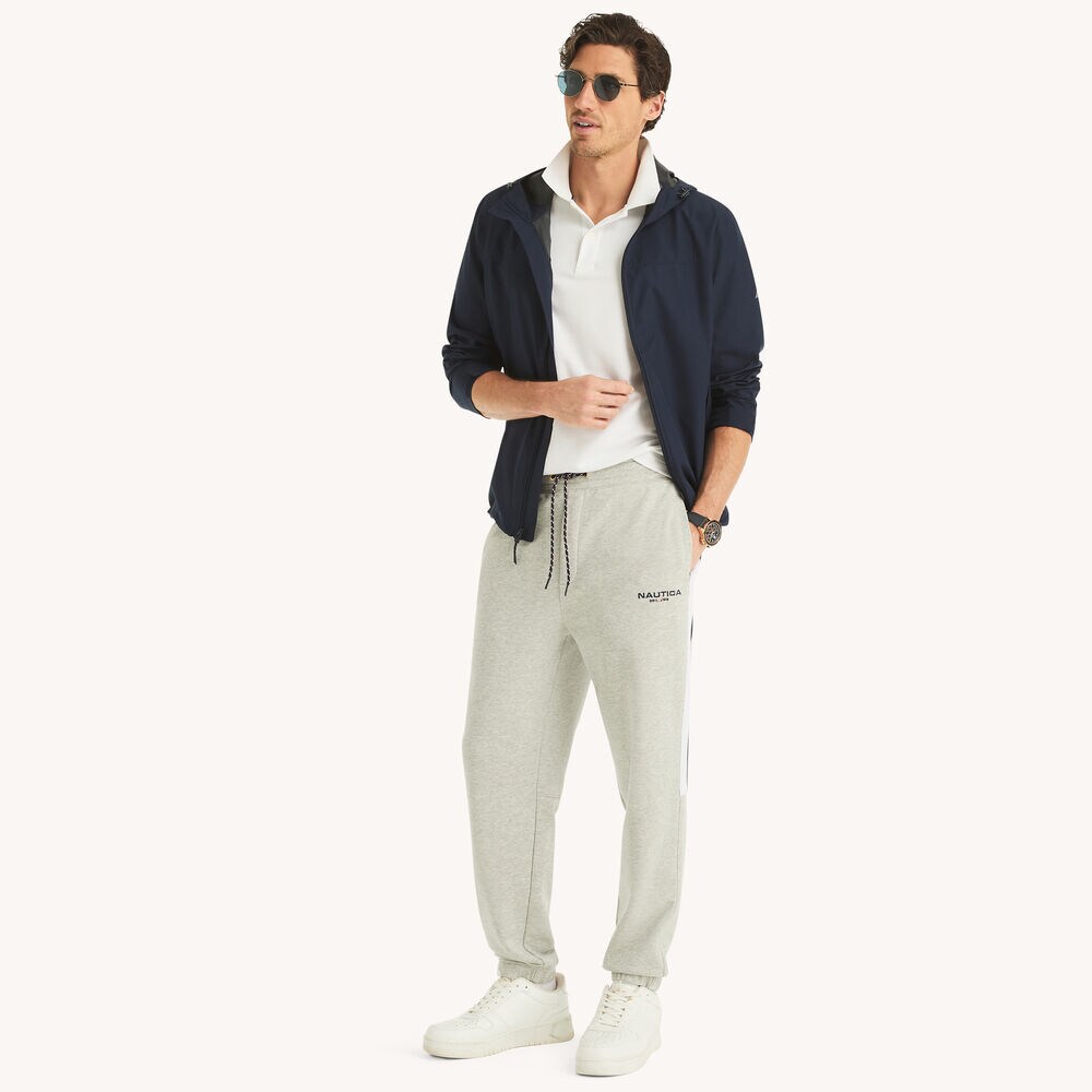 Fleece Jogger,Grey Heather,large