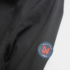 HOODED BOMBER JACKET,True Black,large