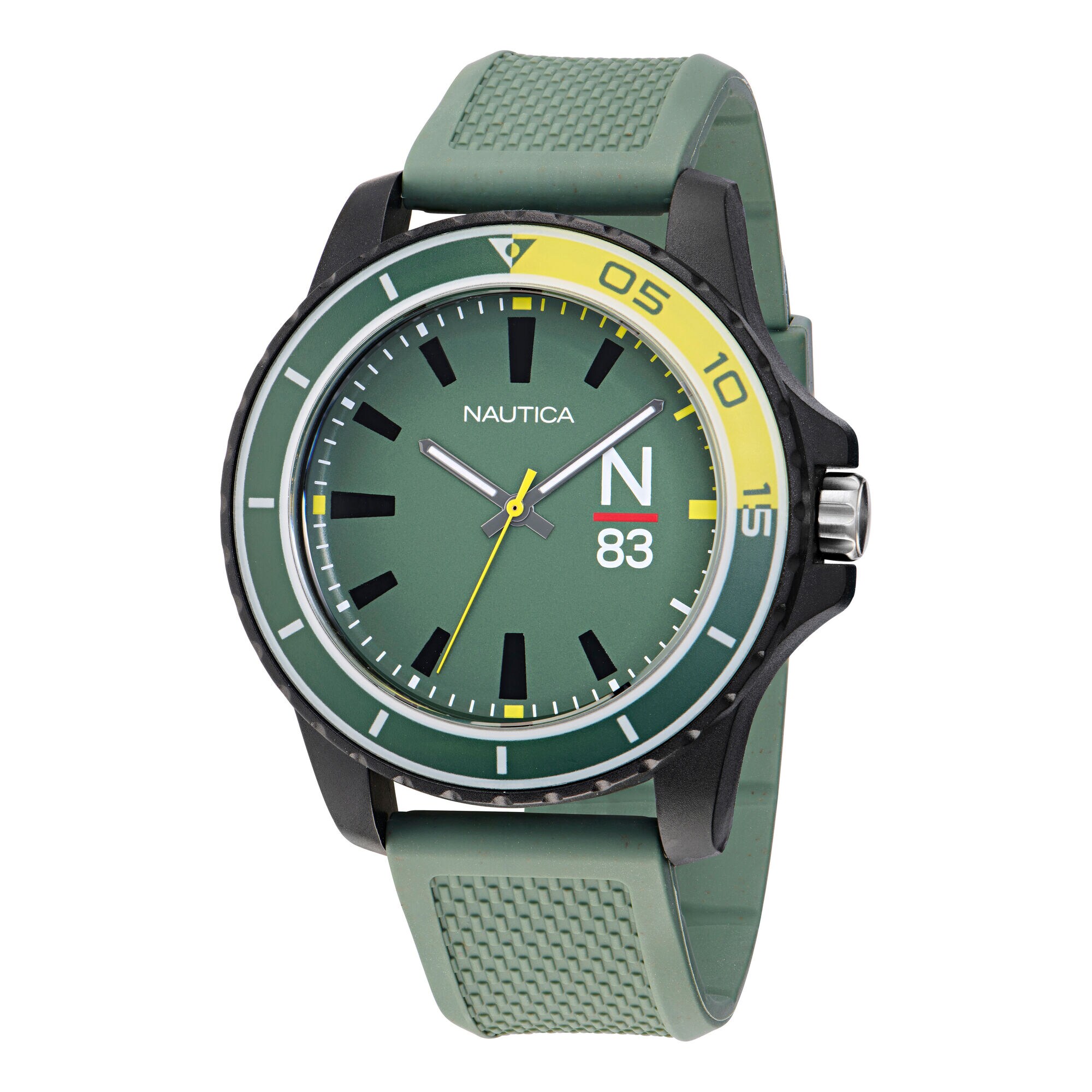 Finn World 3-Hand Wheat Fiber Watch,Multi,large