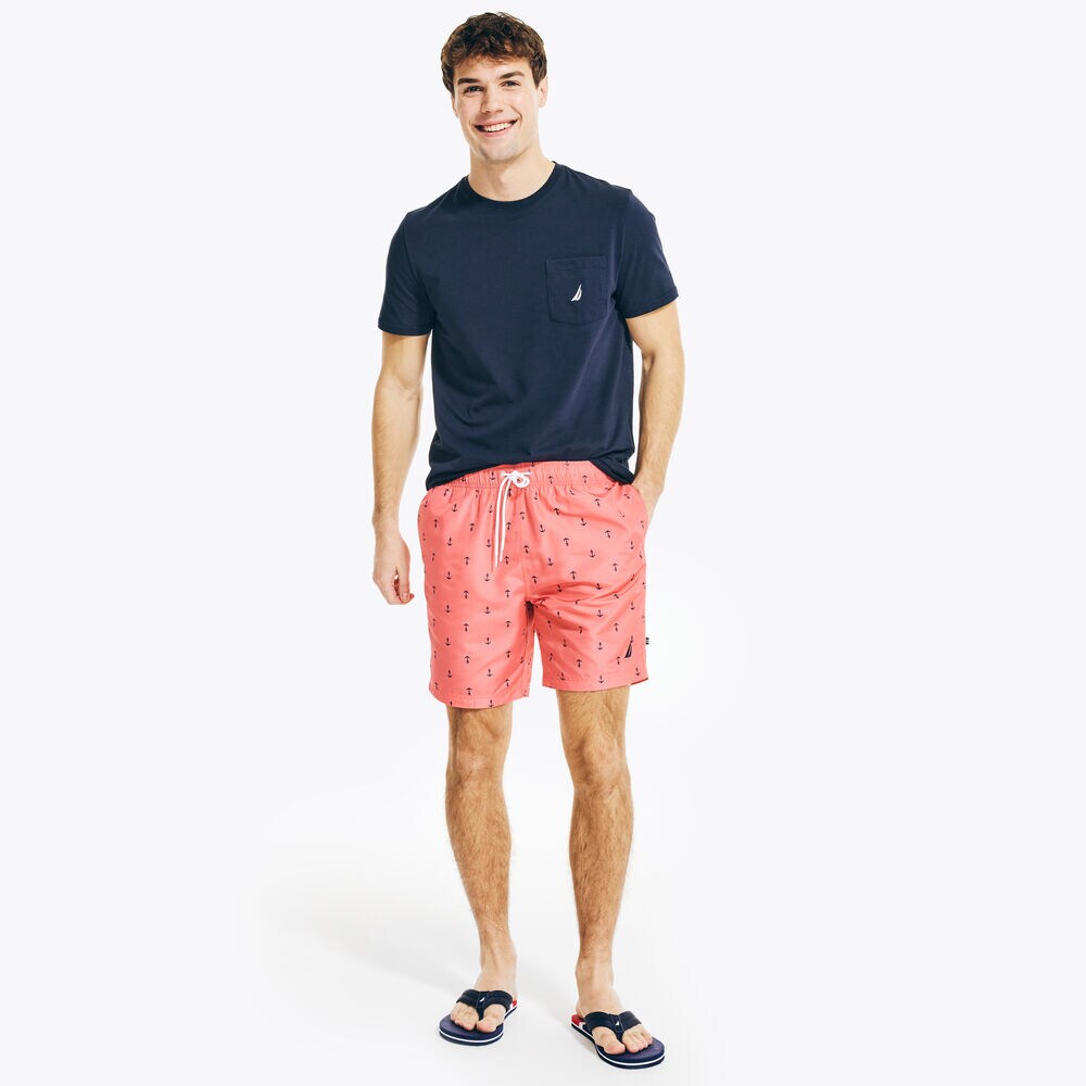 8" ANCHOR PRINT QUICK-DRY SWIM,Teaberry,large