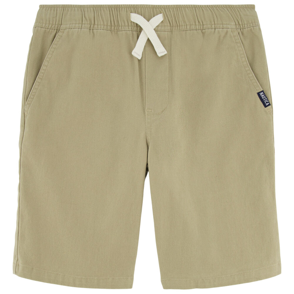 LITTLE BOYS' SOLID PULL-ON SHORT (4-7),Gesso,large