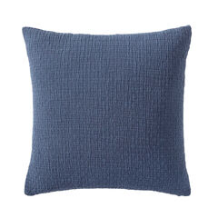 Wave Texture Blue Decorative Pillow,Blue Mirage,large