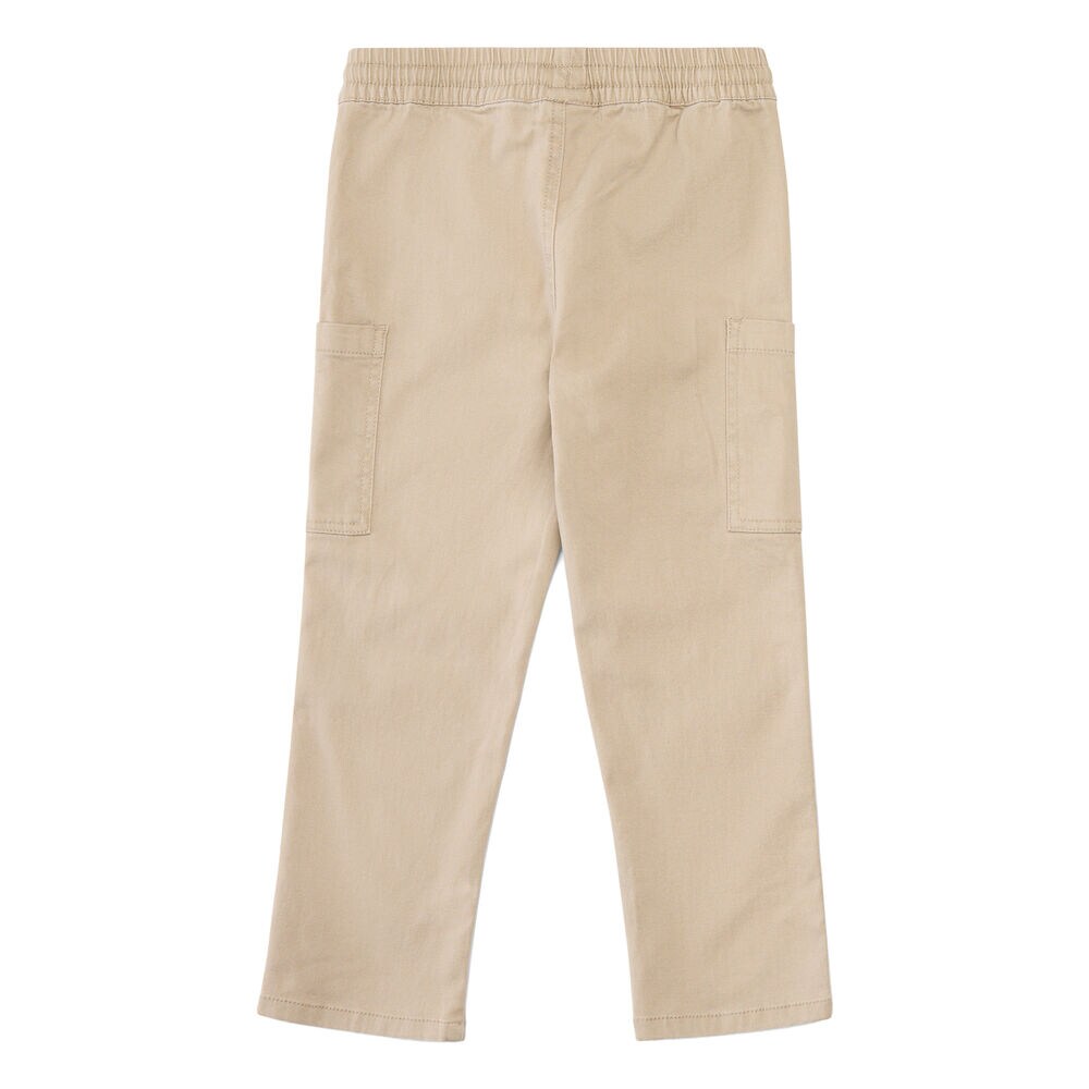 Little Boys' Pull-On Cargo (2T-7),Khaki,large