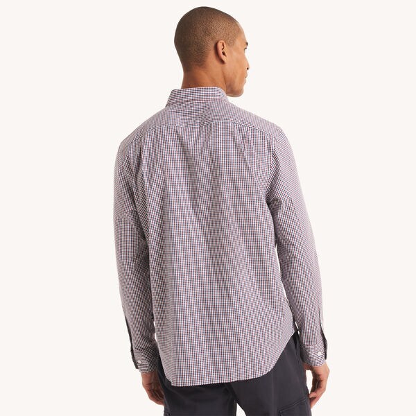 Classic Fit Wrinkle-Resistant Plaid Shirt
