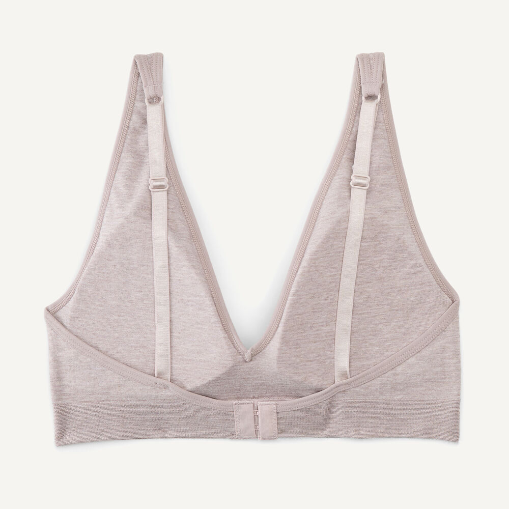 Seamless Heather Bra, 3-Pack,Workshirt Blue,large