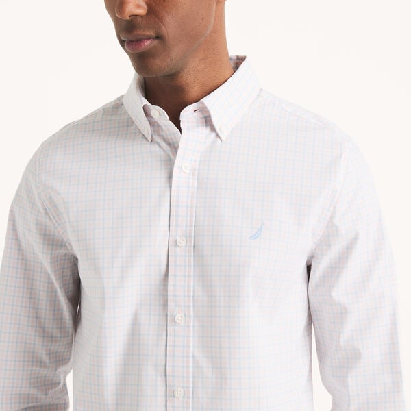 Slim Fit Wrinkle-Resistant Plaid Shirt