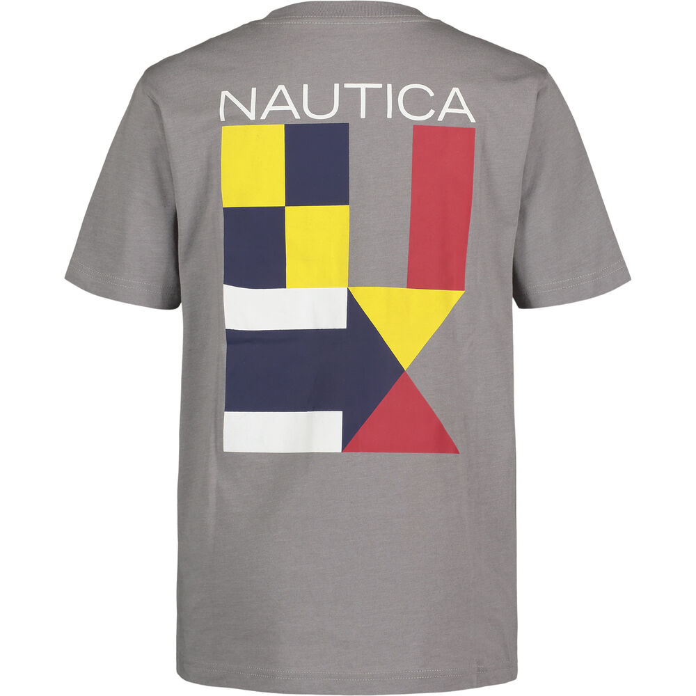 TODDLER BOYS' FLAGS GRAPHIC T-SHIRT (2T-4T),Grey Heather,large