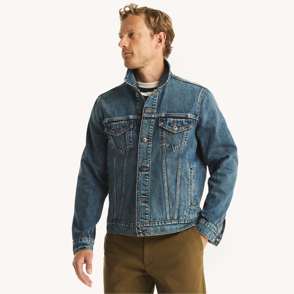 Denim Jacket,Bone,large