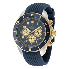 Nautica One Silicone Chronograph Watch,Multi,large
