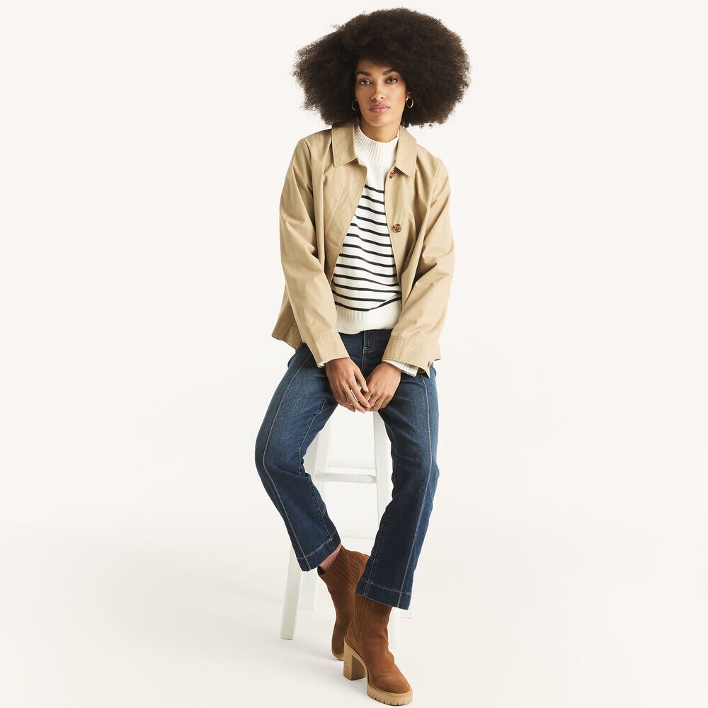 Trench Coat,Stone,large
