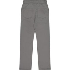 BOYS' STRETCH-TWILL JOGGER (8-20),Quarry Heather,large