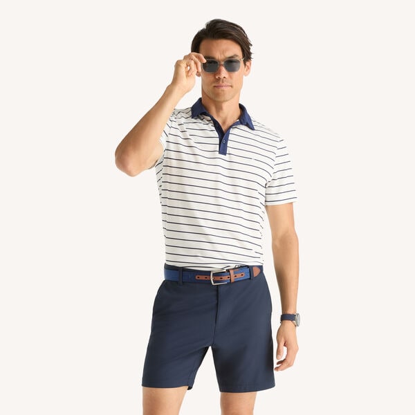 Navtech Striped Polo