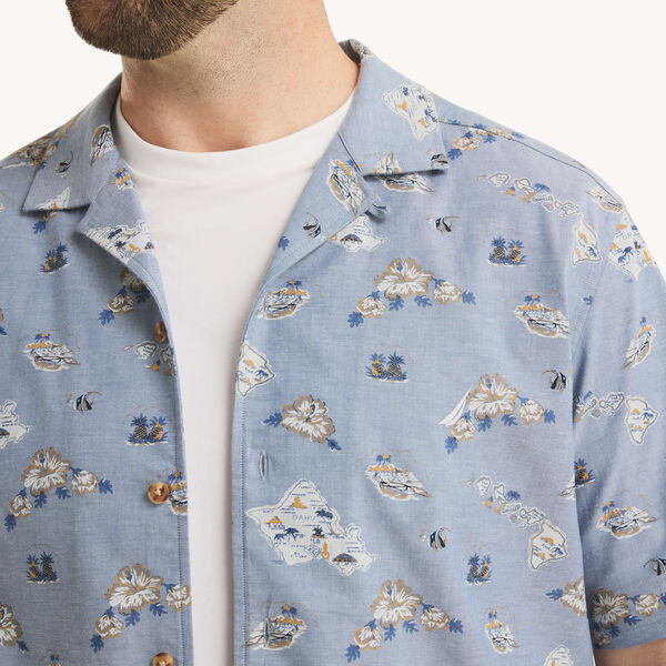 Big & Tall Printed Short-Sleeve Shirt