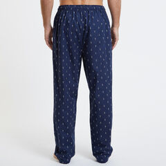 8" ANCHOR PRINT SLEEP SHORT,Peacoat,large