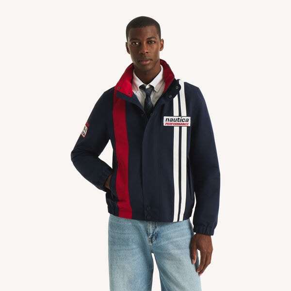 Vertical Stripe Sailing Jacket