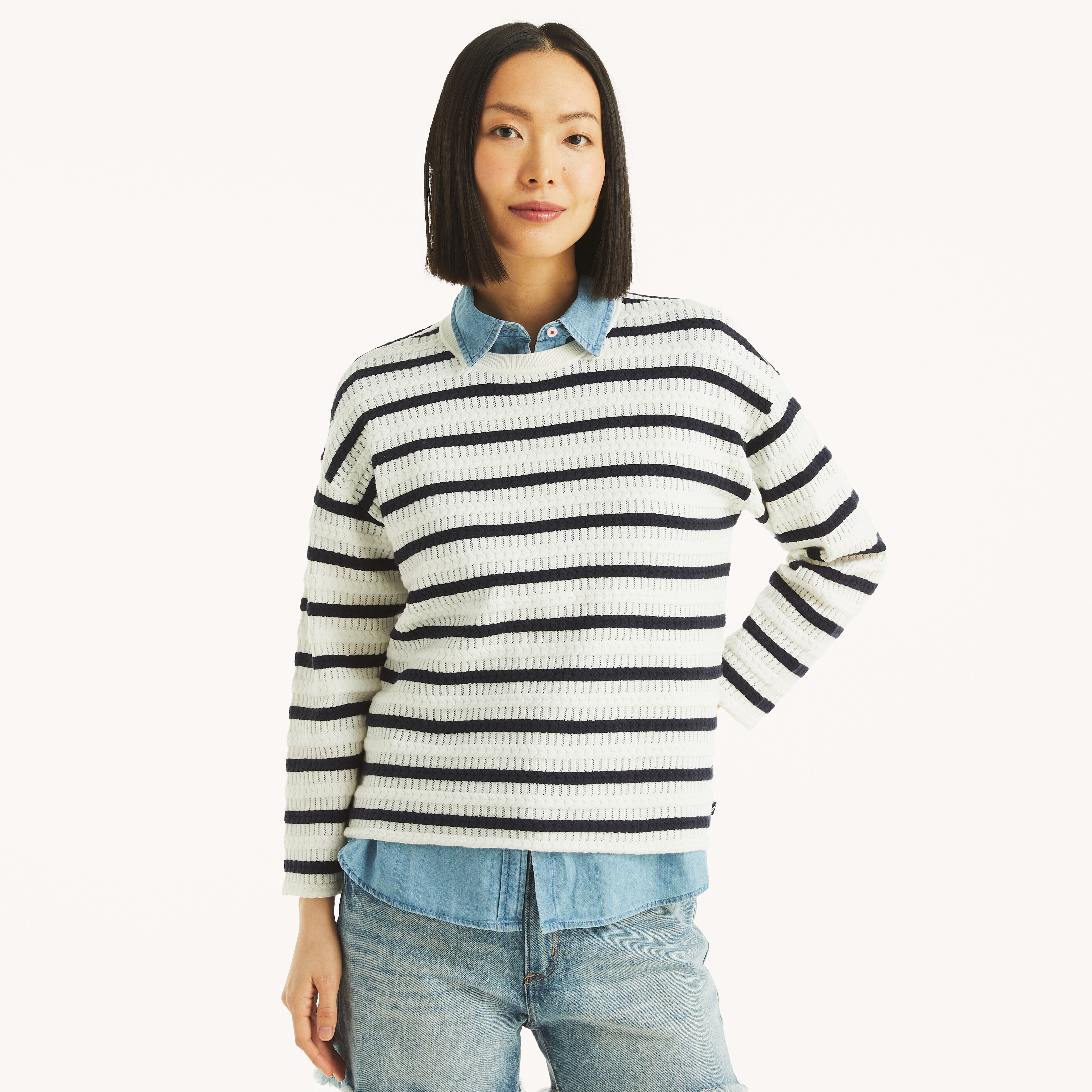 Gingham Cardigan | Nautica