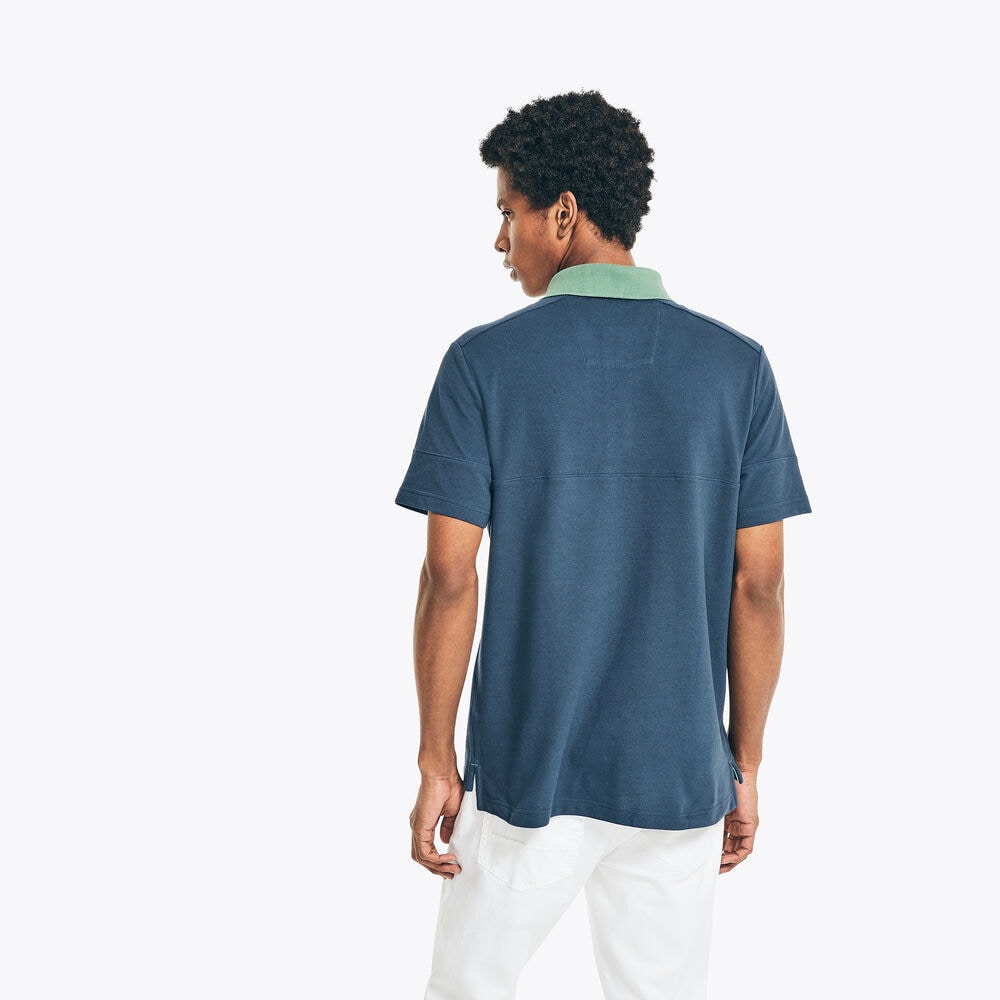 NAUTICA JEANS CO. PERFORMANCE POLO,Deep Dive Wash,large