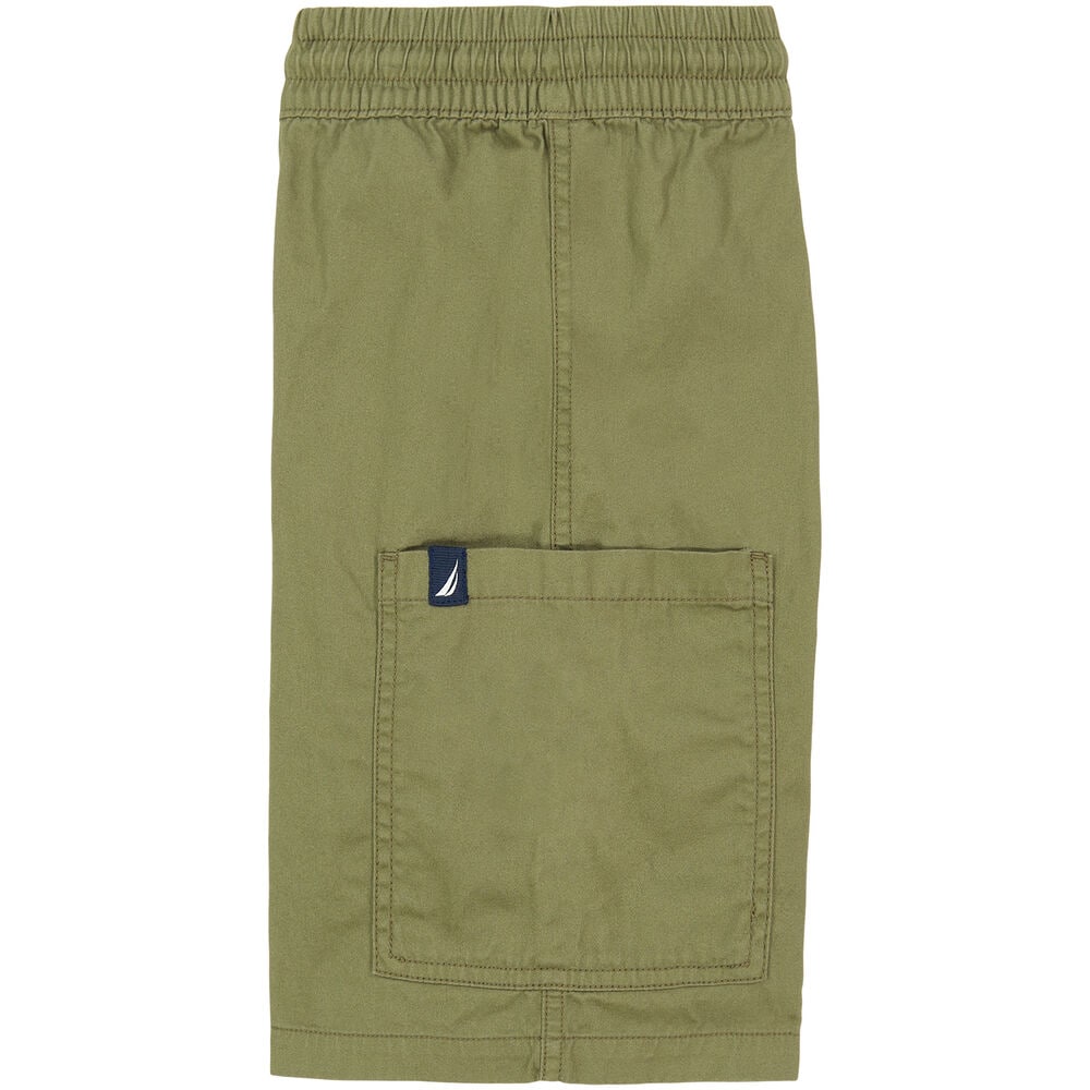 BOYS' PULL-ON CARGO SHORT (8-20),Deep Fern,large